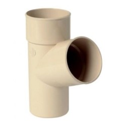 Nicoll PVC-Ti T-stuk 67,5 graden mof-spie beige Ø80