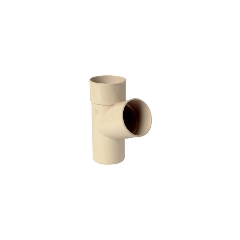 Nicoll PVC-Ti T-stuk 67,5 graden mof-spie beige Ø80