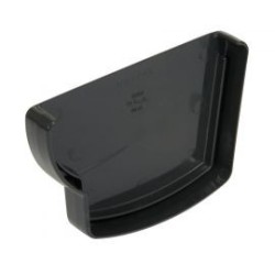 Nicoll Ovation LG28 PVC-Ti eindstuk centraaluitloop links antraciet