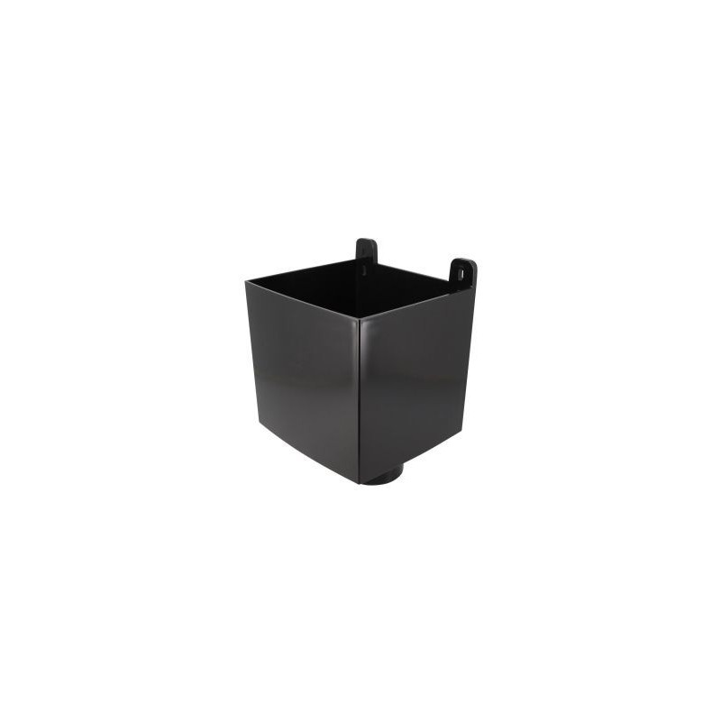 Nicoll PVC-Ti vergaarbak zwart Ø80