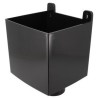 Nicoll PVC-Ti vergaarbak zwart Ø80