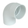 Nicoll PVC-Ti bocht 87,5 graden mof-spie wit Ø80