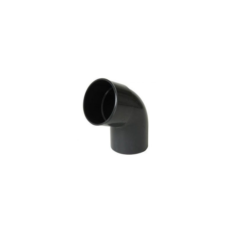 Nicoll PVC-Ti bocht 67,5 graden mof-spie antraciet Ø80