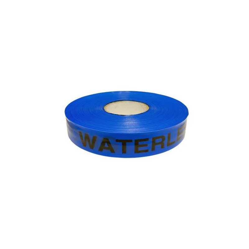 waarschuwingsband water blauw - rol a 250 mtr.