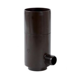 Nicoll PVC-Ti regentonvulautomaat met 1" aansluiting bruin Ø80