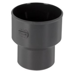 Nicoll PVC-Ti verloopstuk centrisch Ø100-Ø80 mof-spie antraciet