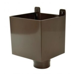 Nicoll PVC-Ti vergaarbak bruin Ø80