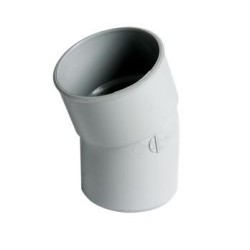 Nicoll PVC-Ti bocht 20 graden mof-spie lichtgrijs Ø100