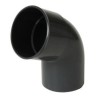 Nicoll PVC-Ti bocht 67,5 graden mof-spie antraciet Ø100