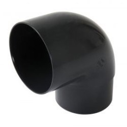 Nicoll PVC-Ti bocht 87,5 graden mof-vse antraciet Ø100