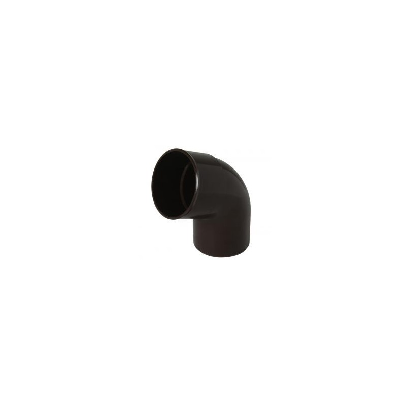 Nicoll PVC-Ti bocht 67,5 graden mof-spie bruin Ø80