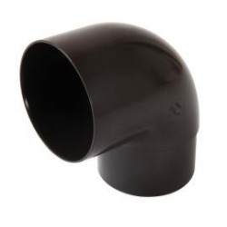 Nicoll PVC-Ti bocht 87,5 graden mof-vse bruin Ø80