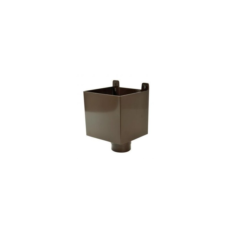 Nicoll PVC-Ti vergaarbak bruin Ø100