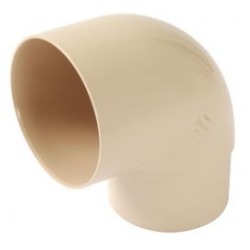 Nicoll PVC-Ti bocht 87,5 graden mof-vse beige Ø80