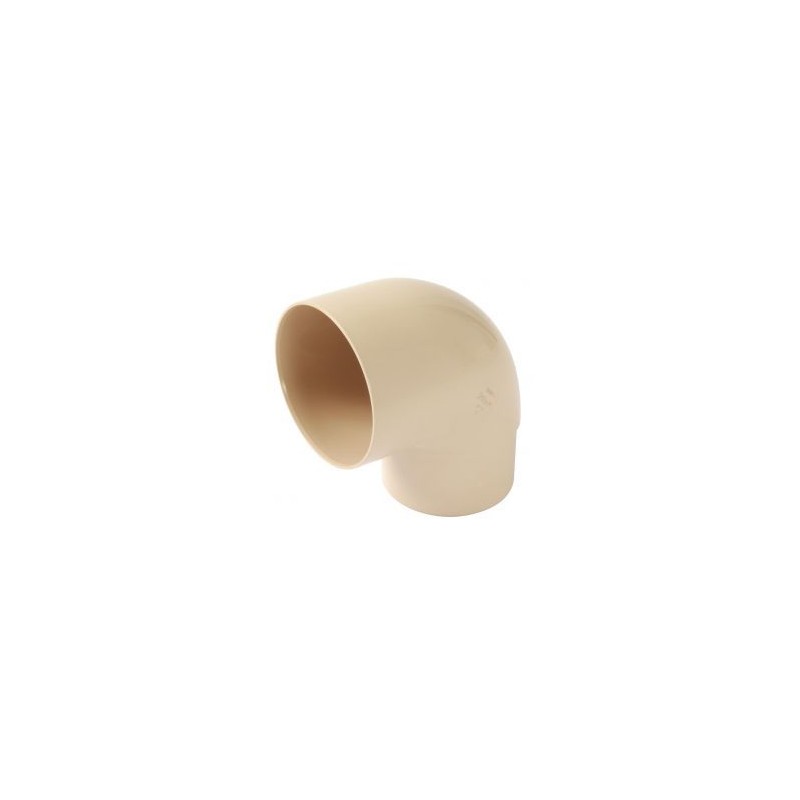 Nicoll PVC-Ti bocht 87,5 graden mof-vse beige Ø80