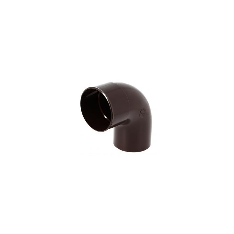 Nicoll PVC-Ti bocht 87,5 graden mof-spie bruin Ø80