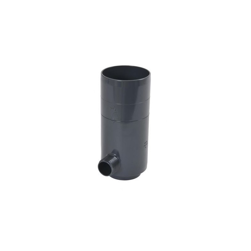 Nicoll PVC-Ti regentonvulautomaat met 1" aansluiting antraciet Ø80