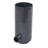 Nicoll PVC-Ti regentonvulautomaat met 1" aansluiting antraciet Ø80