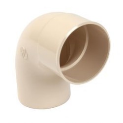 Nicoll PVC-Ti bocht 87,5 graden mof-spie beige Ø80