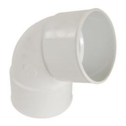 Nicoll PVC-Ti bocht 67,5 graden mof-mof wit Ø100