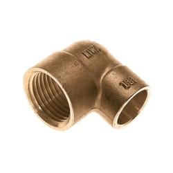BONFIX Soldeer messing kniekoppeling 3/8" bi.dr. x 12 mm