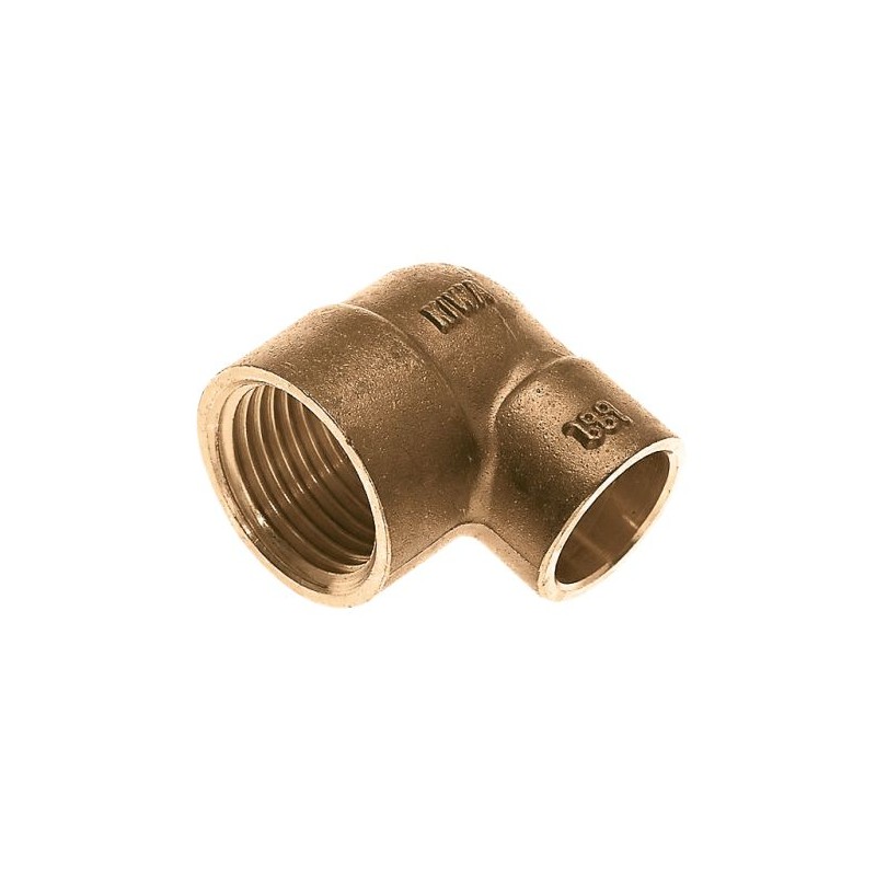 BONFIX Soldeer messing kniekoppeling 3/8" bi.dr. x 12 mm