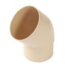 Nicoll PVC-Ti bocht 45 graden mof-vse beige Ø80
