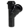 Pipelife Master3+ geluidsarm t-stuk 110x75 45gr m/s Zwart