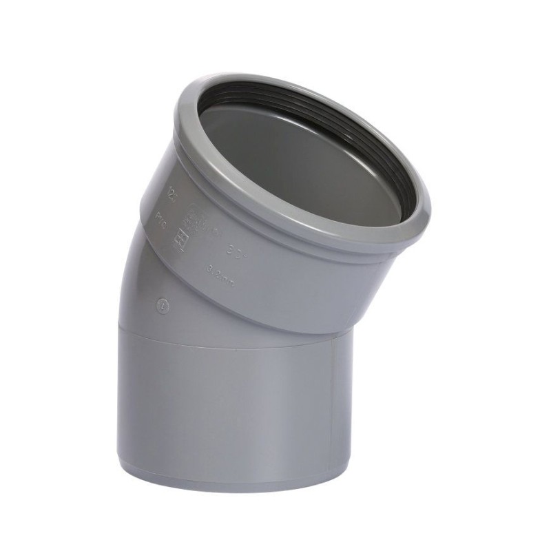 Pipelife manchet bocht Mof x Spie 30gr. 125 mm