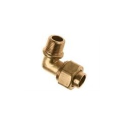 messing 3-delige kniekoppeling soldeer 3/8 bt.dr .x 12mm cap.