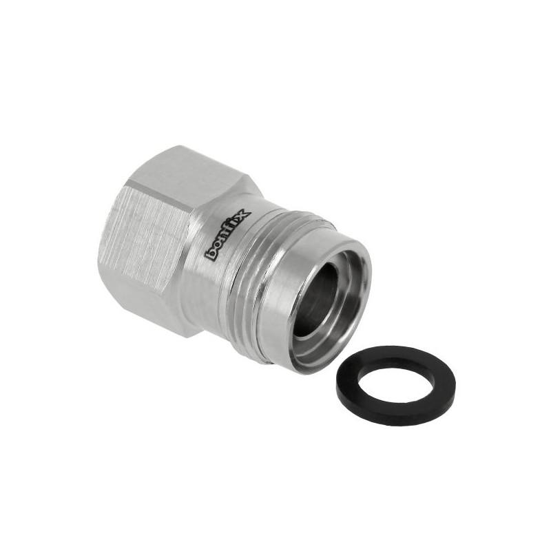 BONFIX Aansluitstuk recht vlakke binnendraad 1/2" x M24