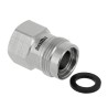 BONFIX Aansluitstuk recht vlakke binnendraad 1/2" x M24
