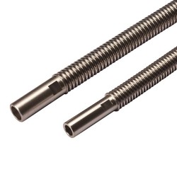 RAMINEX RVS gasaansluiting 12mm spie x 15mm spie - 60cm