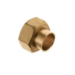 BONFIX Soldeer messing 2-delige koppeling 1-1/2" bi. x 35 mm