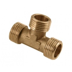 BONFIX Draad messing T-stuk 1" buitendraad