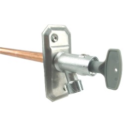 Vorstbestendige gevelkraan 15 mm x 3/4"