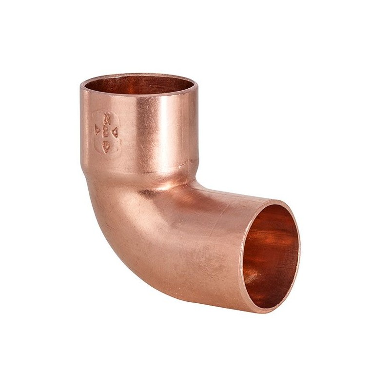 roodkoperen soldeer knie eenzijdige mof 15 mm