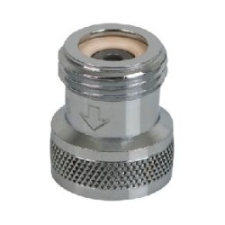 keerklep 1/2" buitendraad 1/2" binnendraad chroom