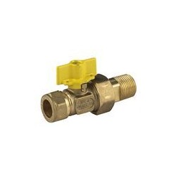 BPE gaskogelkraan 22kn. x3/4kop.btdr G
