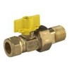 BPE gaskogelkraan 22kn. x3/4kop.btdr G