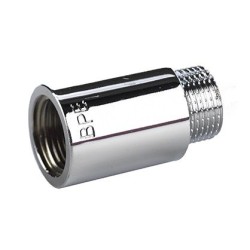 BPE kraanverlengstuk 1/2" x 100 mm chroom