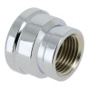 BONFIX Draad messing verloopsok 1/2" bi.dr. x 3/8" bi.dr. verchroomd