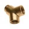 BONFIX Draad messing Y-stuk 1/2" bu x bi x bu