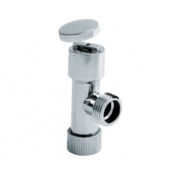 BONFIX T-Beluchter verchroomd 1/2" bi x 1/2" bu
