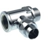 chroom kraan T-stuk 1/2x15 mm