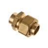 BONFIX Soldeer messing 3-delige sok 42 mm x koppeling 42 mm