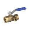 BPE kogelstopkraan 3/4" bi.dr  x 3/4" bi.dr. - aftapgelegenheid - kiwa