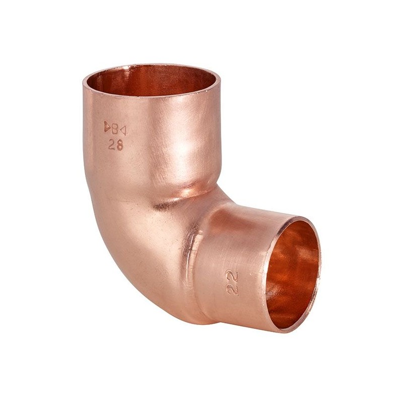 roodkoperen soldeer verloopknie 18 x 15 mm