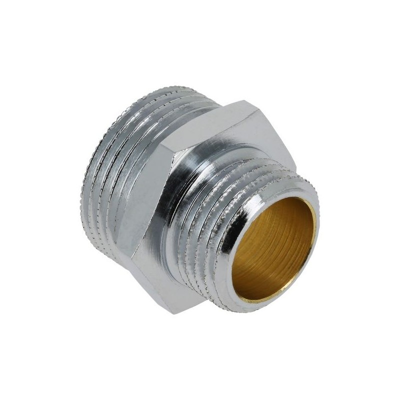 BONFIX Draad messing verloopnippel 1" x 3/4" bu.dr. vertind