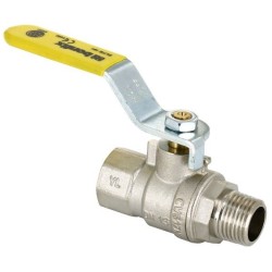 BONFIX Gaskraan draad verchroomd RP 3/4" bi. x G 3/4" bu. met hendel